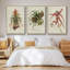 Adriana Classic Chinoiserie I, ensemble de 3 toiles encadrées sur toile-97759318-97759321