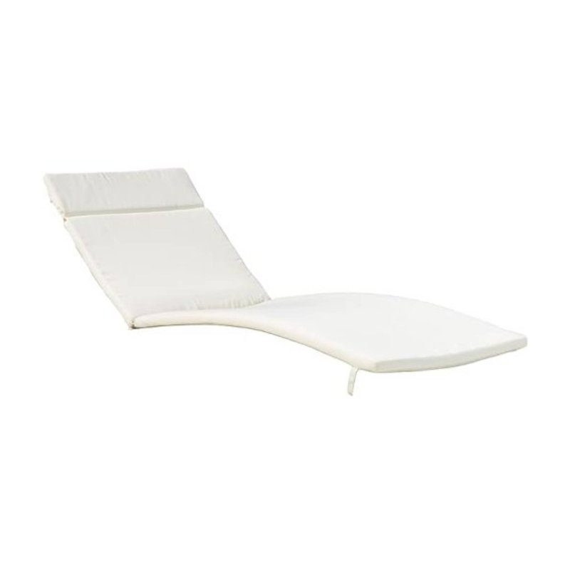 Outdoor Chaise Lounge Cushion, 2PCS Salem - Without Chaise Lounge, Beige
