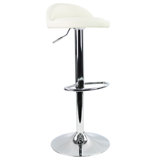 Temelec Swivel Upholstered Adjustable Height Counter Stool with Metal Frame