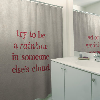 Shower Curtain and Liner Included