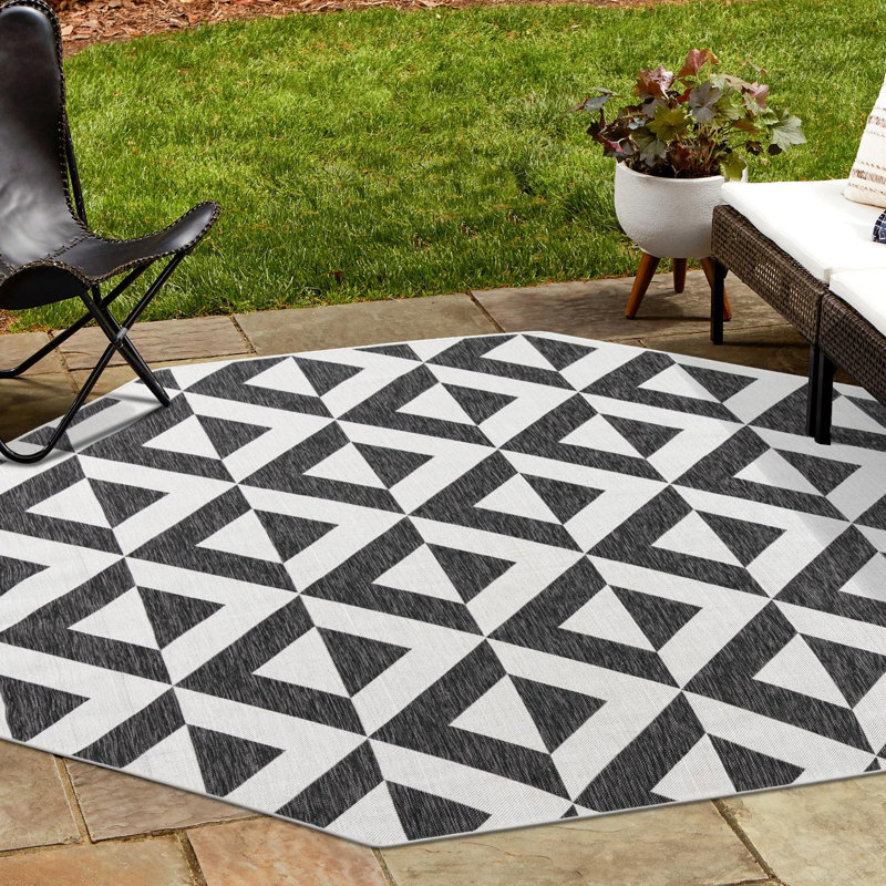 Jill Zarin Napa Indoor/Outdoor Rug, Octagon 4'1"