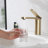 5.7" Solid Brass Single Handle Single Hole Bathroom Sink Faucet-125802809-126536346