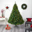 8' H Lighted Artificial Pine Christmas Tree
