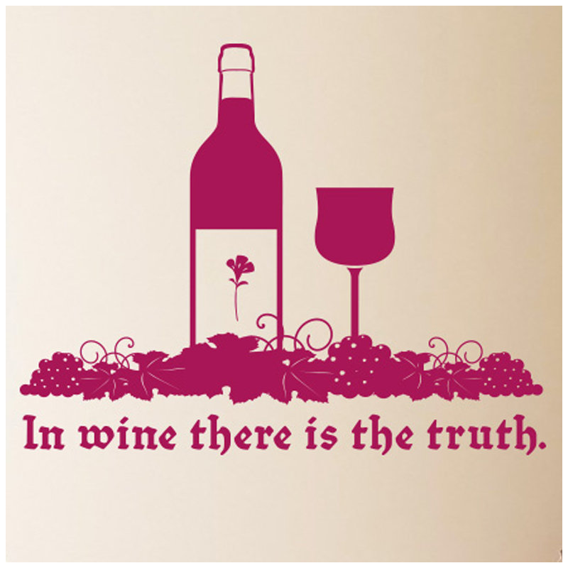 Food & Beverage Wall Decal, Violet, Large