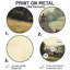 Art mural rond classique en buste romain classique-1260166862