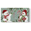 Peppermint Snowman Collection D- Toile tendue avec châssis - Prêt à accrocher