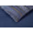 Blue Gold Floral Damask Jacquard Bed in a Bag Comforter Set with Sheets-354747374