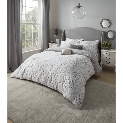 Delilah Floral Duvet Cover Set with Pillowcases — Cotton Rich Bedding