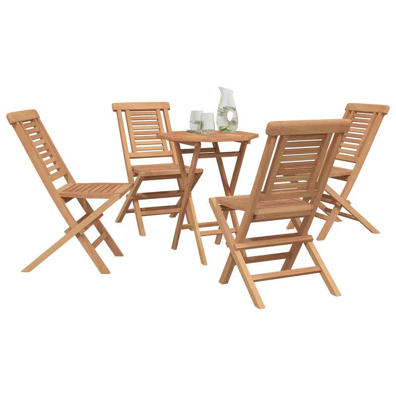 Solid Wood Patio Dining Set Table,