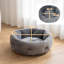 Faux Fur, Polyester Bolster Pet Bed