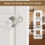 Coolnews Retro Elegant Series - Faux boutons de porte ronds en cristal-60585484
