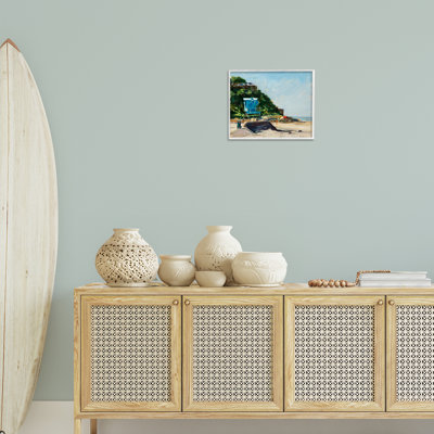 «Beach Guard Tower», estampe numérique par Geoff Allen