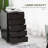 5 Drawer File Cabinet Storage Organizer Filing Cabinet with Nordic Minimalist Modern Style & Wheels