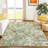 Machine Washable Indoor/Outdoor Chantille ACN2403 Floral Rug-269205401