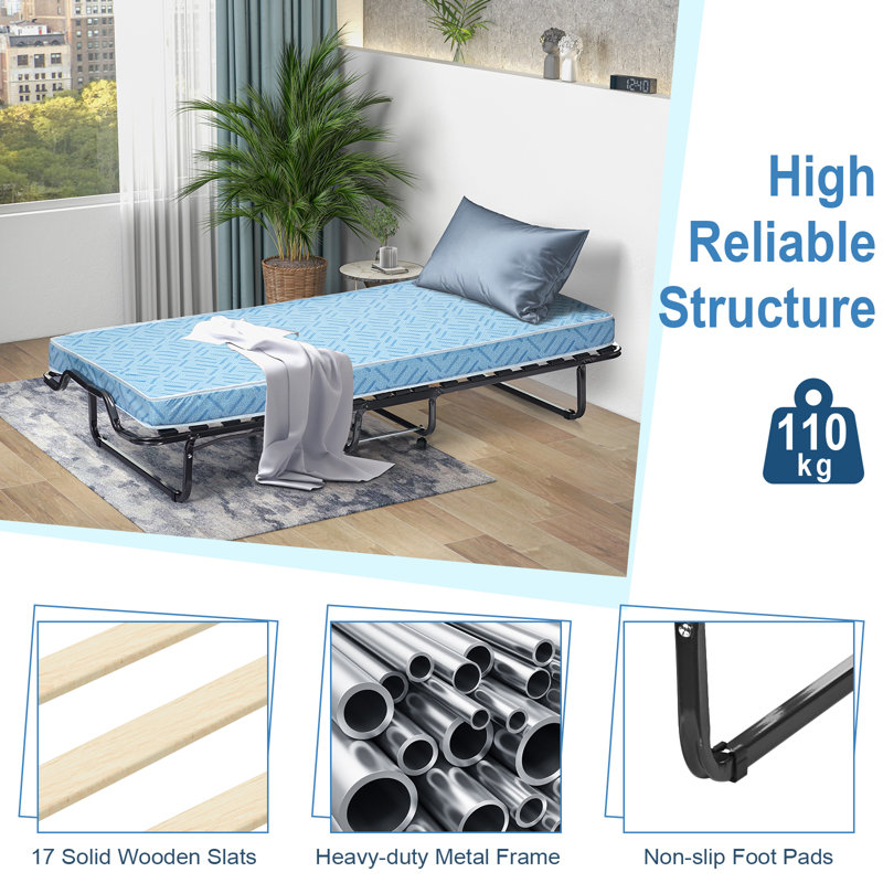 Aldis Upholstered Daybed with Mattress