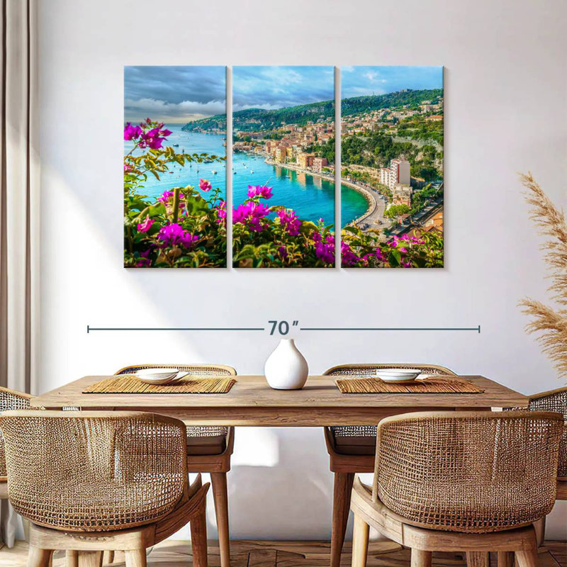 Gillard French Riviera Coast, 36" H x 57" W