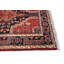 Tapis oriental rétro rouge tribal 3 pi 7 po x 6 pi