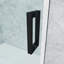 Poignée de porte de douche carrée 8 po - Plaque de tirage en acier inoxydable à double face pour verre épais de 1/4 po à 1/2 po-117169050-117169052