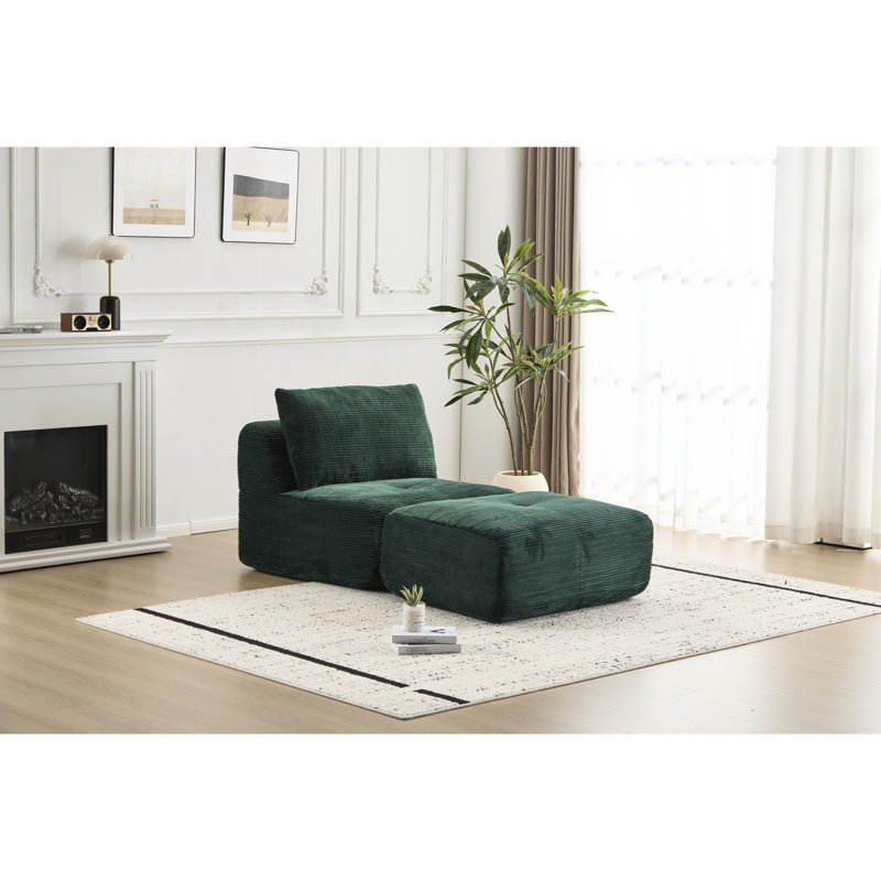 Chaise longue en velours côtelé simple avec mousse à mémoire de forme, pour animaux de compagnie, personnalisable, sans assemblage pour siège intérieur, siège en mousse moderne, assemblage, rembourrage haute densité pour diverses pièces