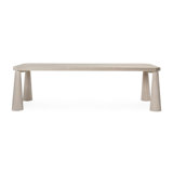 Atrop 102" Oak Wood Dining Table