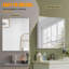 Recessed Or Surface Mount Frameless Medicine Cabinet With Mirror
