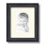 Cadre pour photo simple 4 po x 6 po en bois mat-70819967