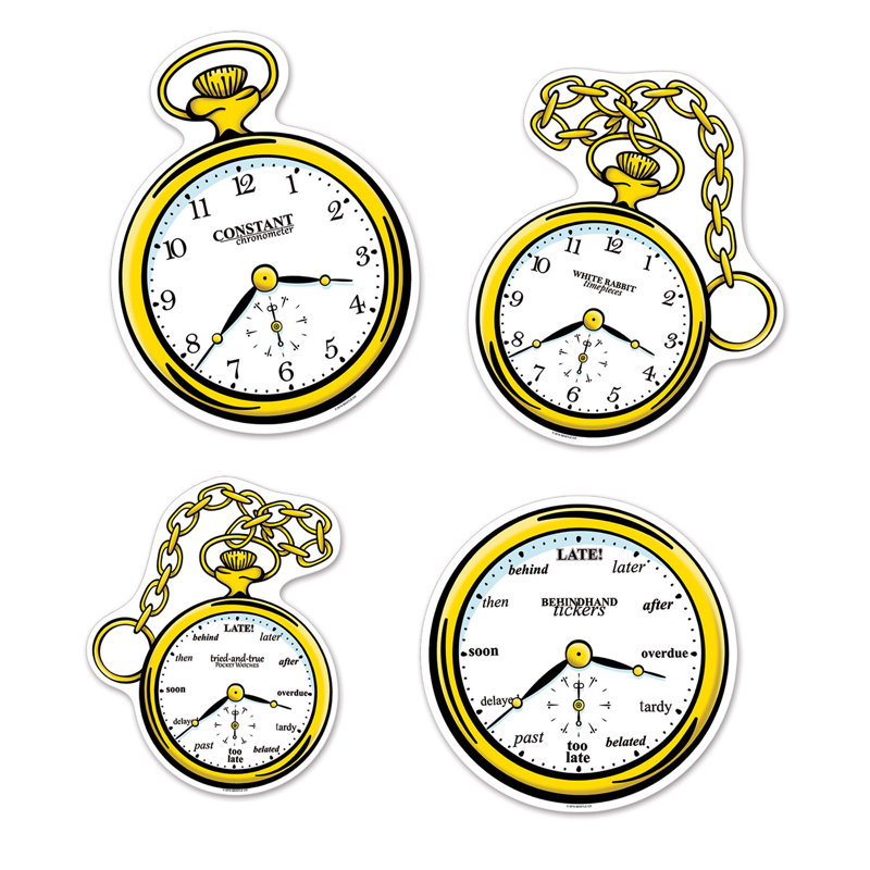 Découpes d'horloge - 10 "à 12" - paquet de 12
