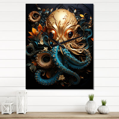 Fayt - Octopus/Squid Wall Clock