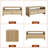 Rattan Coffee Table with 2 Woven Drawers