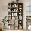 Bibliothèque moderne pour enfants à 6 niveaux avec armoire de rangement et portes-625664341