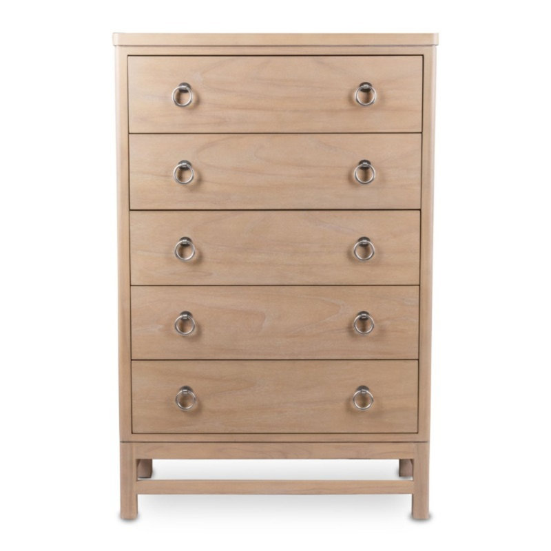 Commode 5 tiroirs Monterey - finition grès