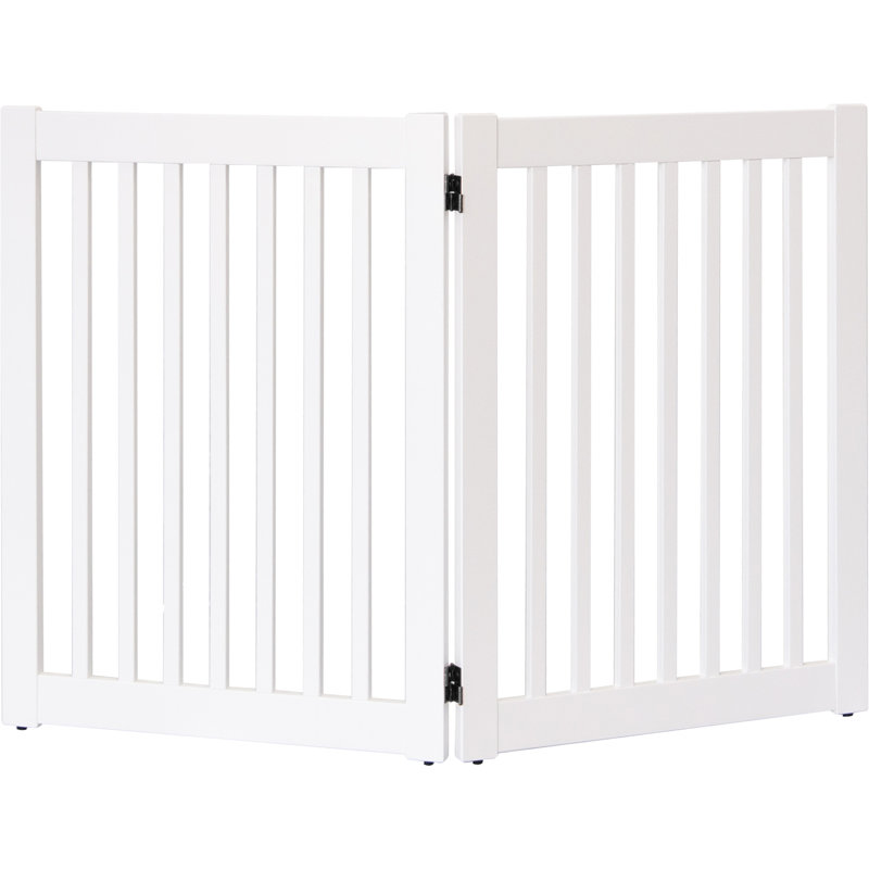 Barrière pour animaux Clarissa, H 32 po x l 24 po jusqu'à 36 po, blanc