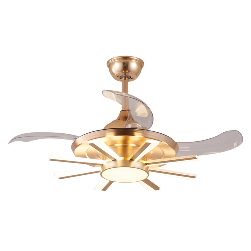 Karneshia Ceiling Fan with LED Lights, 42.51"