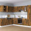 Armoire suspendue vidaXL Lyon chêne fumé 60 x 31 x 60 cm-627754979