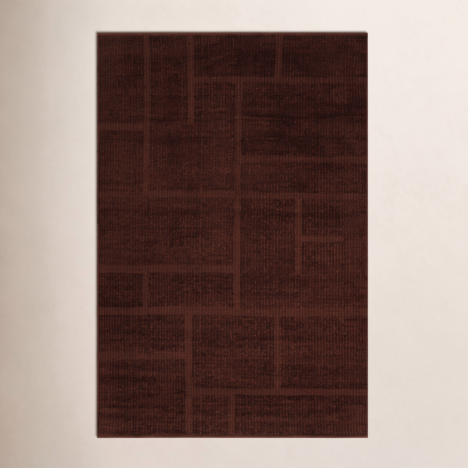 Abidi Cerisse Abstract Bohemian Rug, Rectangle 7'6" x 9'6"