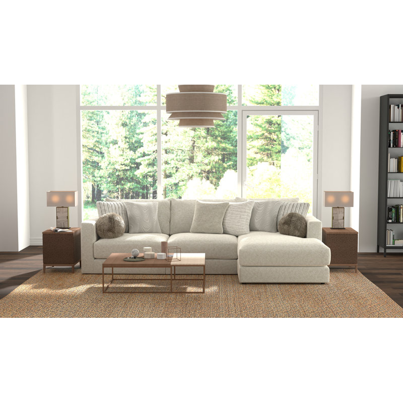 Canapé modulaire Ritzy, H 39 po x l 131 po x P 72 po, Orienté à droite