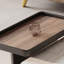 Ensemble de tables basses modernes en pierre micro-cristalline