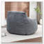 Grand fauteuil à billes en velours côtelé avec accoudoirs Comfy-323832367