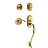 Nostalgic Warehouse Rope Rosette S Grip Handleset with Single Cylinder Deadbolt and Manor Lever