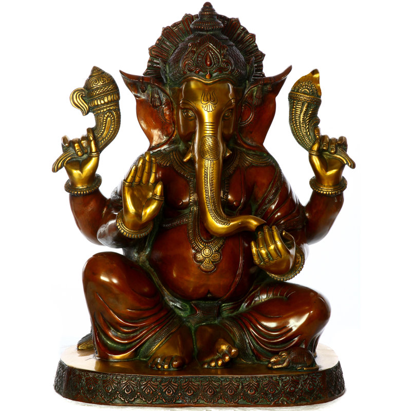 Le Khipra Ganapati aux teintes rouges