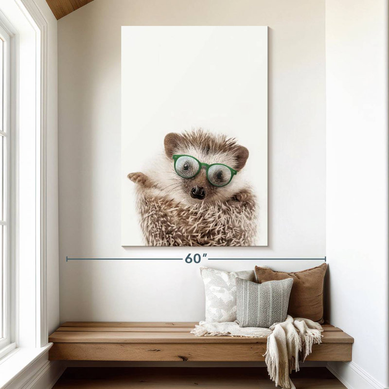 Four-Eyed Hedgehog, 51" H x 34" W