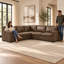 Cabo Heirloom Quality RAF Sofa in Buttery Soft 100% Top Grain Leather, Made to Order-1643676763