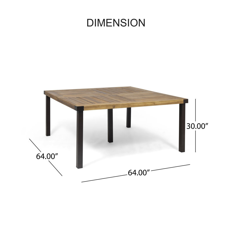 table de salle à manger extérieure