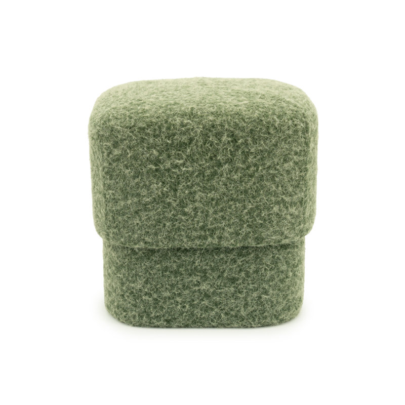 Accent Stool Upholstered Accent Stool, Green