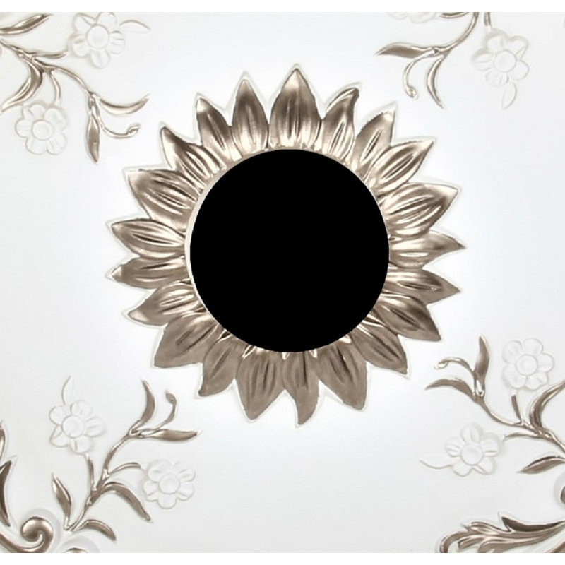 Ceiling Medallion, Polished Nickel