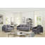 Fauteuil d'appoint moderne chic en velours gris Hadriano