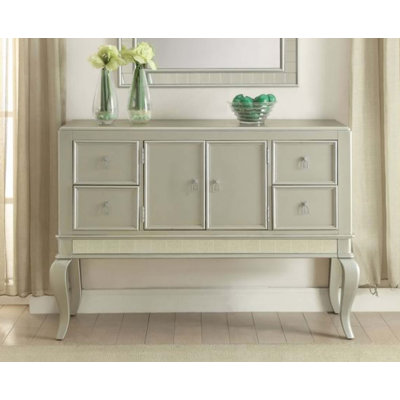 Champagne Finish Server Sideboard Dining Room Furniture