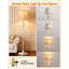 Lampe sur pied 64 po Farmhouse avec veilleuse, grande lampe rustique avec interrupteur rotatif pour le salon, la chambre à coucher, blanc-1111373616