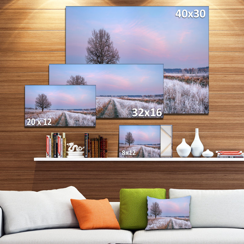 Dry Oak Tree - Print, 12" H x 20" W x 1" D, Wrapped Canvas