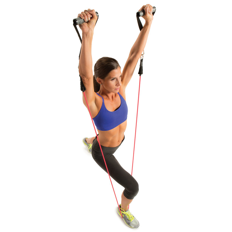GoFit Red Resistance Bands / Pilates Bands with Resistance Bands